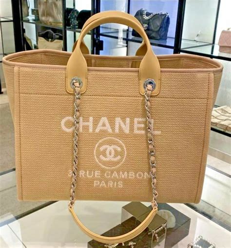 chanel deauville tote price 2023|chanel deauville tote size comparison.